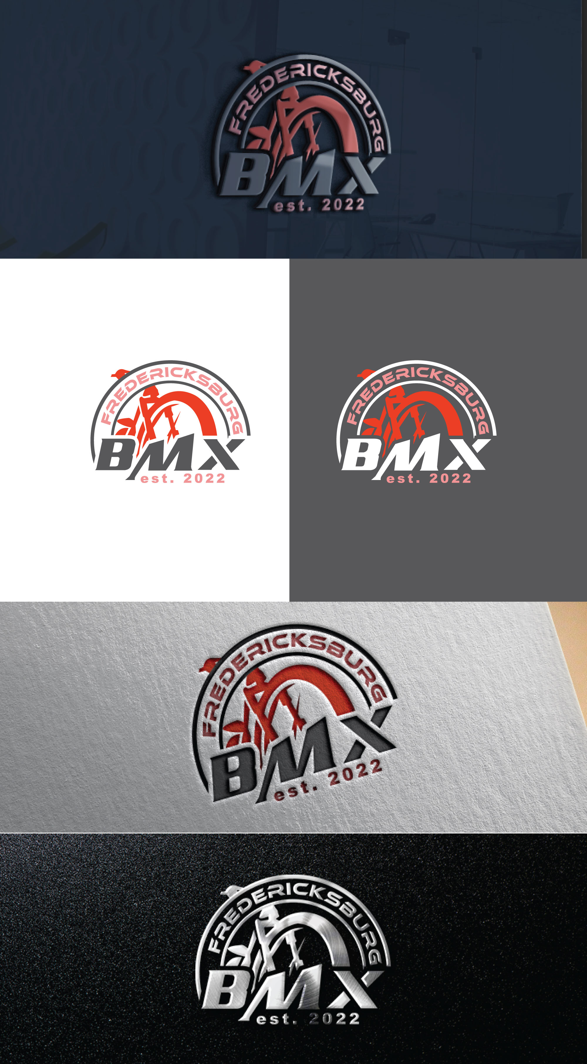 Logo Design by RRR Design for Fredericksburg BMX | Design #29517219