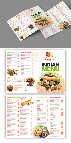 Menu Design by debdesign for this project | Design: #29524254
