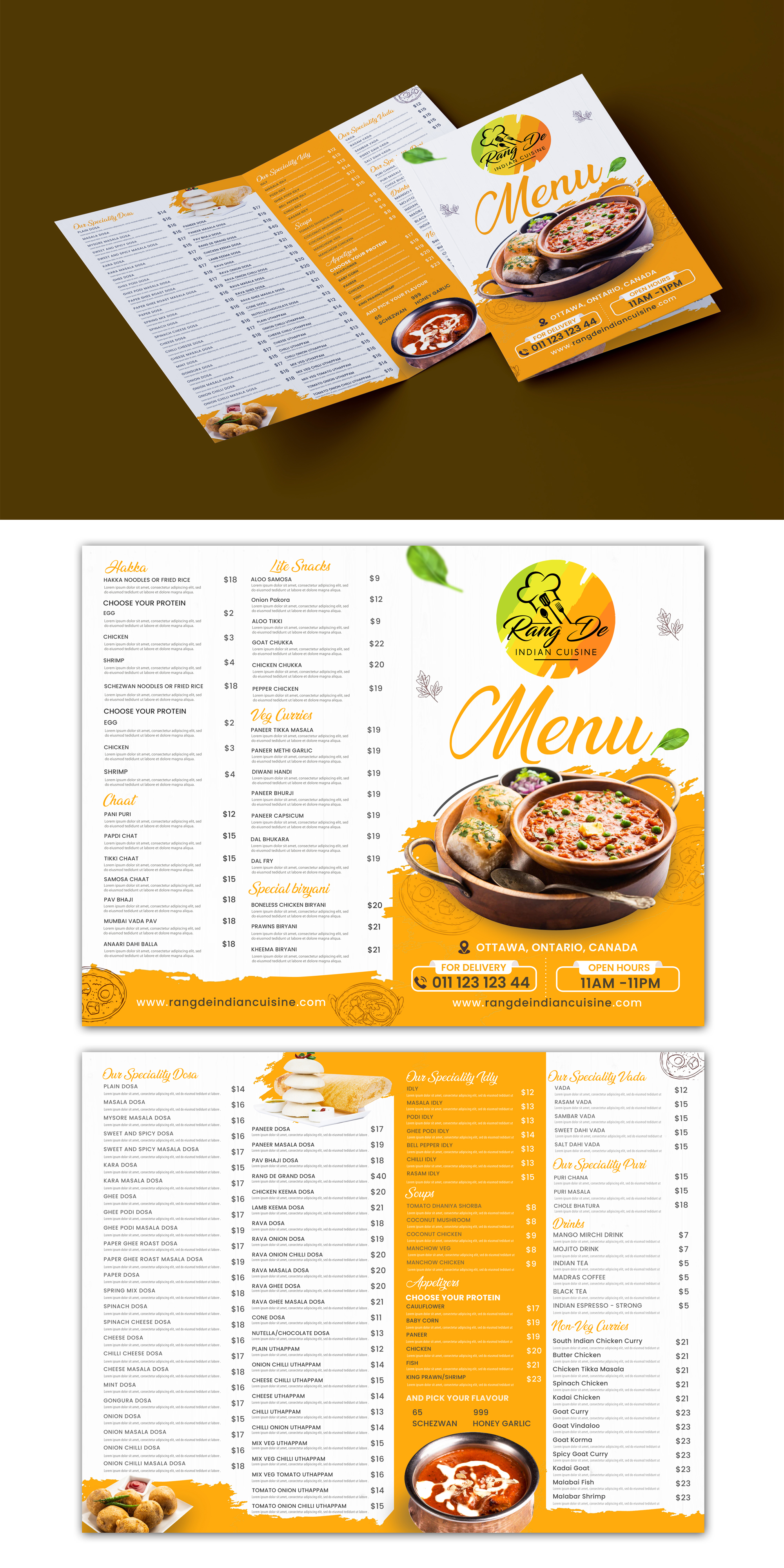 Menu Design by debdesign for this project | Design #29524503