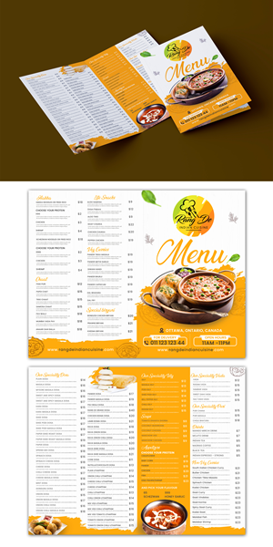 Menu Design by debdesign for this project | Design: #29524503