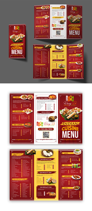 Menu Design by debdesign for this project | Design: #29524829