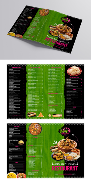 Menu Design by debdesign for this project | Design: #29528202
