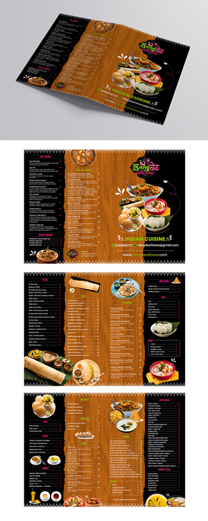 Menu Design by debdesign for this project | Design: #29539798