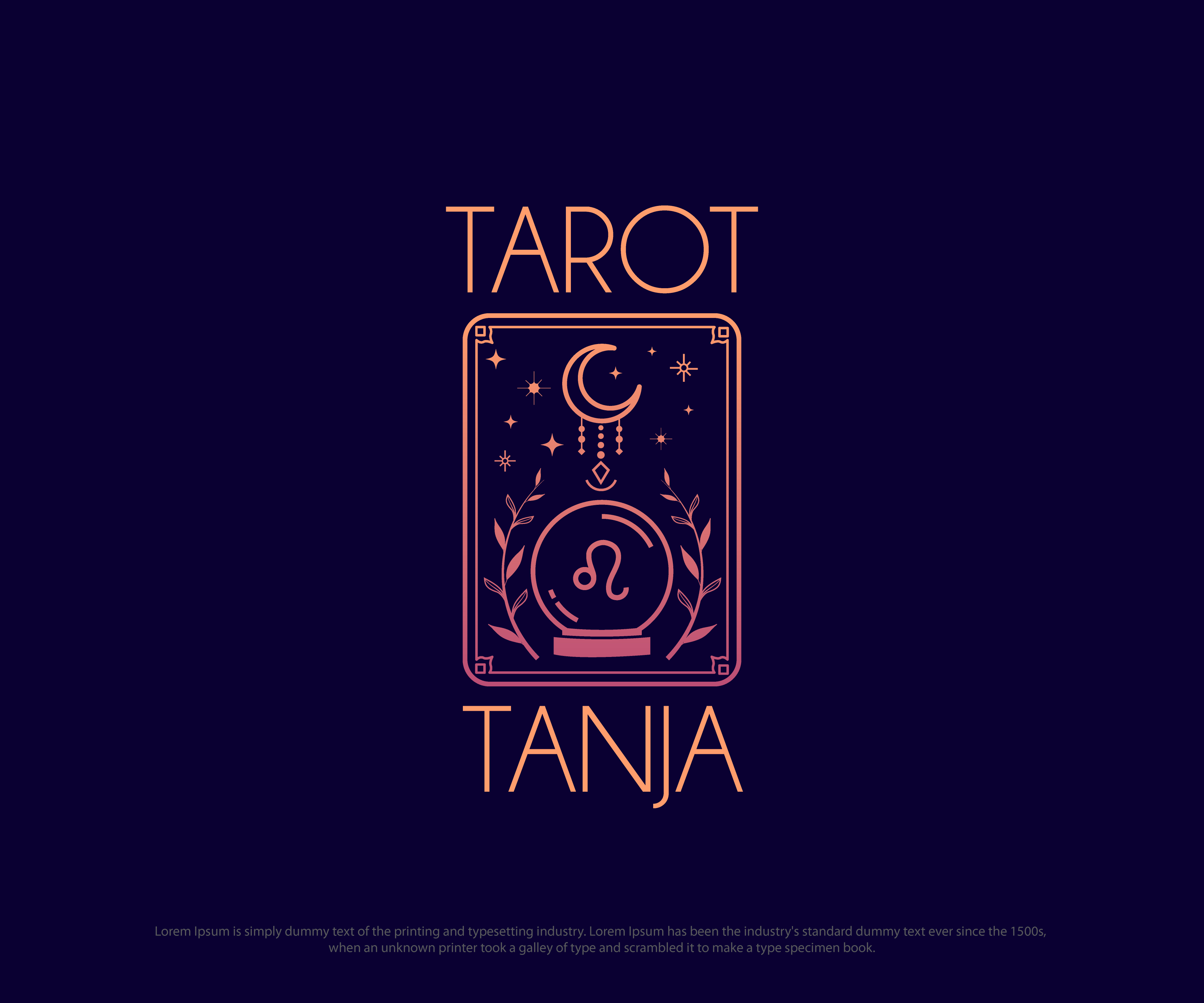 Logo Design by ecorokerz for Tarot mit Tanja | Design #29539515