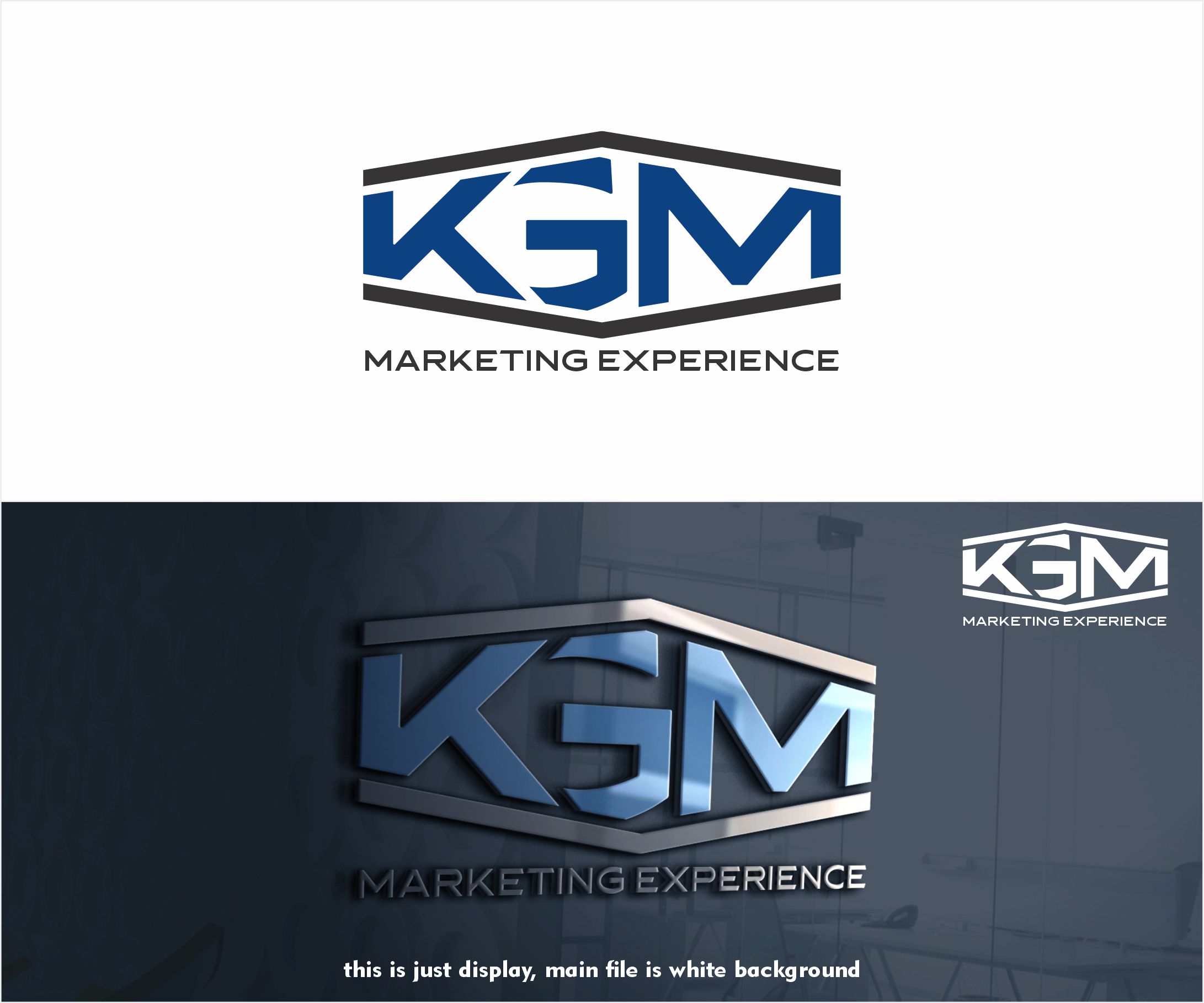 Logo Design by alkaline for KGM Marketing Experience | Design #29523494