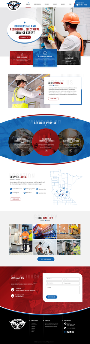 Web Design by Blue Sparrow for WebDuck Designs | Design: #29531691