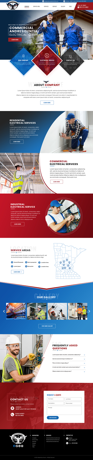 Web Design by Blue Sparrow for WebDuck Designs | Design: #29533386