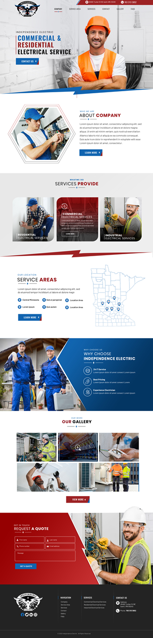 Web Design by Blue Sparrow for WebDuck Designs | Design: #29534204