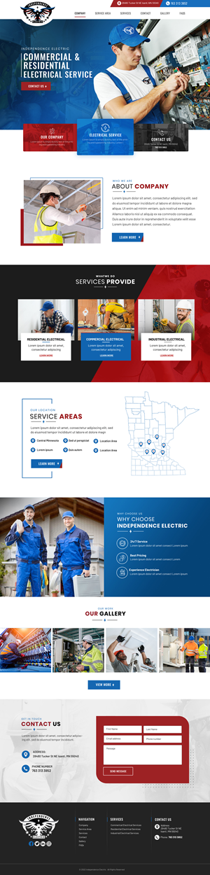 Web Design by Blue Sparrow for WebDuck Designs | Design: #29537229