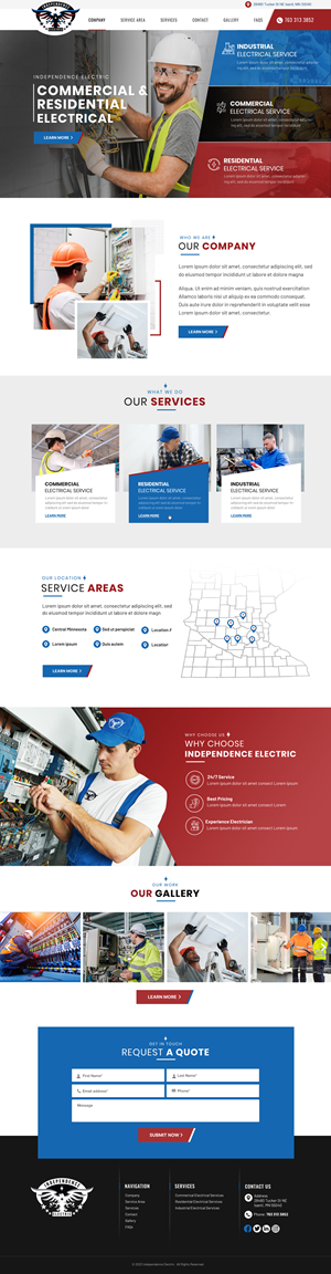 Web Design by Blue Sparrow for WebDuck Designs | Design: #29544414