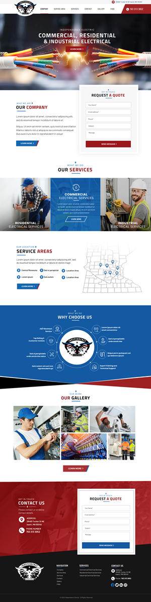Web Design by Blue Sparrow for WebDuck Designs | Design: #29544545