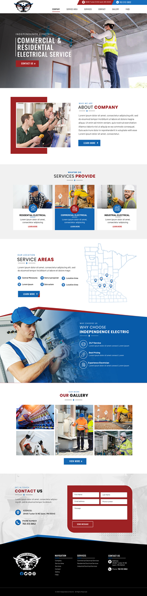 Web Design by Blue Sparrow for WebDuck Designs | Design: #29591944