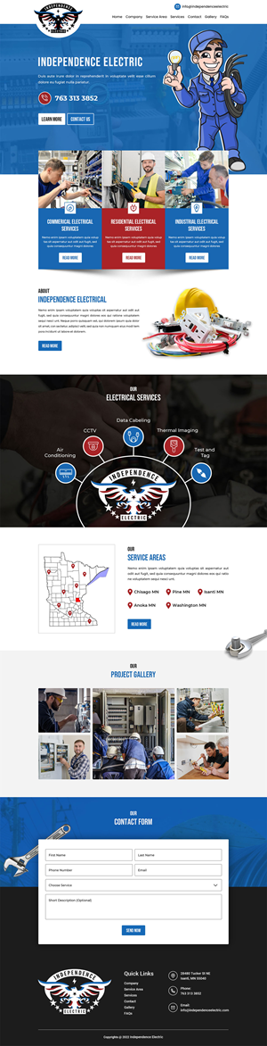 Web Design by MAZY for WebDuck Designs | Design #29528119