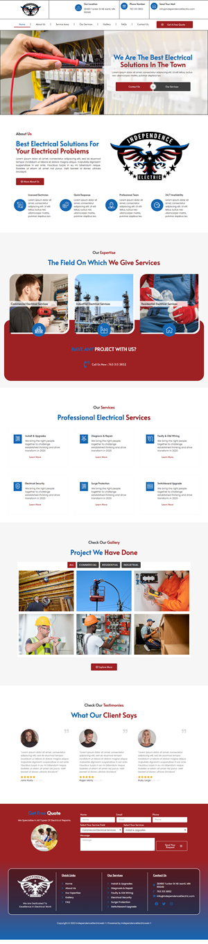 Web Design by JohnDigiTech for WebDuck Designs | Design: #29557152