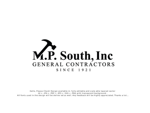 Logo-Design von Cliping_path für M.P. South, Inc. | Design: #29524657