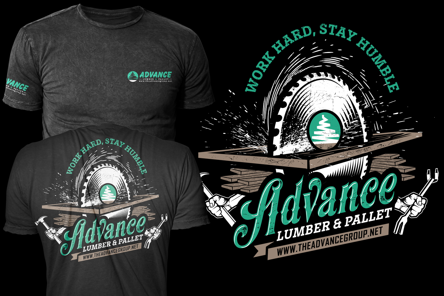 T-shirt Design by APHOTIC APPAREL for The Advance Group | Design #29555952