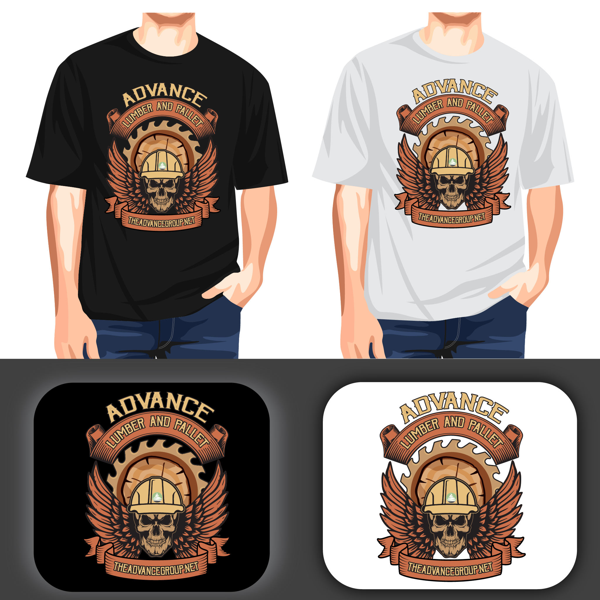 T-shirt Design by Rajaee2025 for The Advance Group | Design #29538091