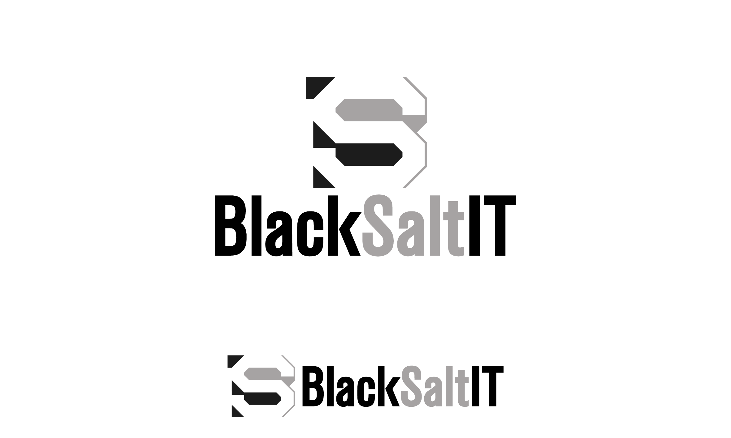 Logo Design by patriciaparadesign for Black Salt IT | Design #29558423
