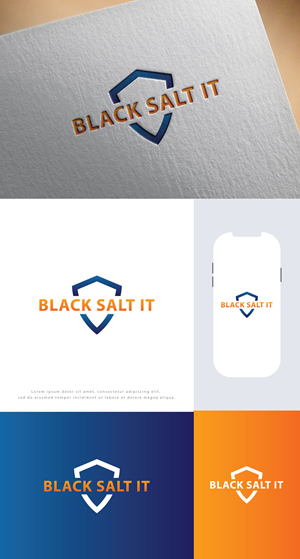 Logo Design by Mohammad_Rasel for Black Salt IT | Design: #29554506