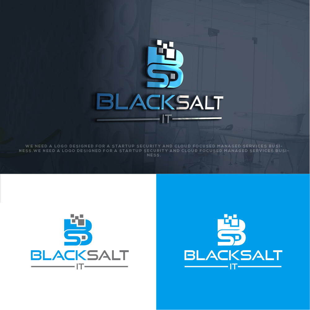 Logo Design by Ayub Zafar for Black Salt IT | Design #29533360