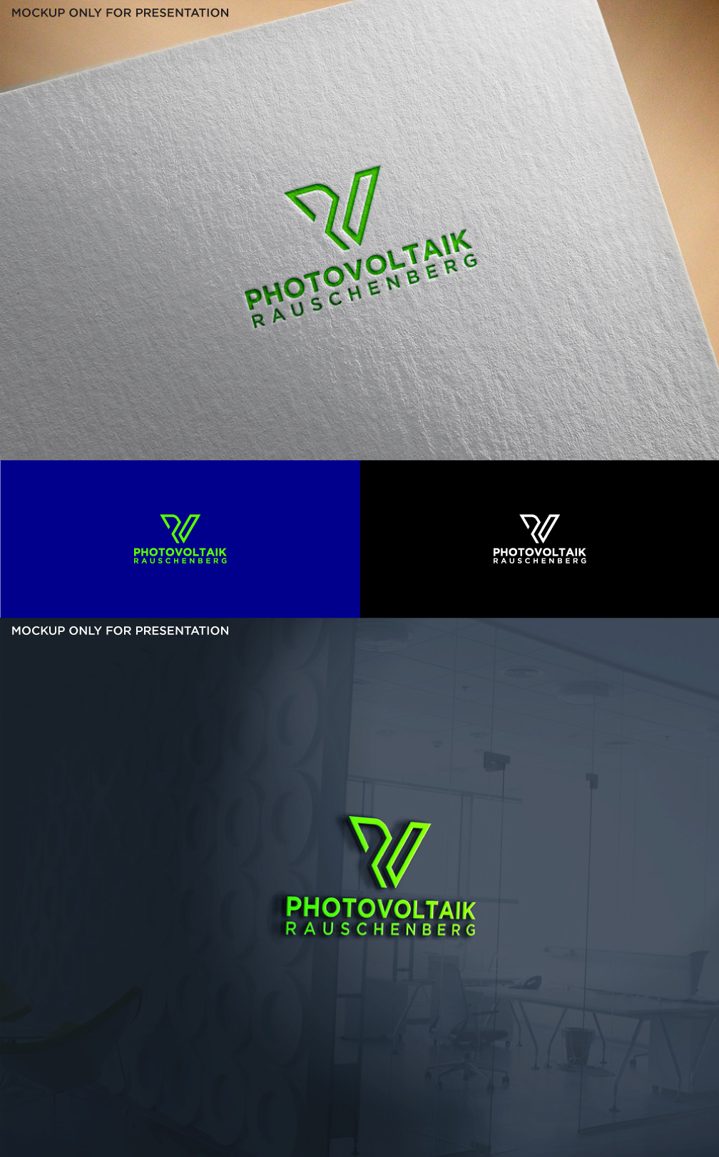Logo Design by ShemuIslam for Photovoltaik Rauschenberg | Design: #29536985