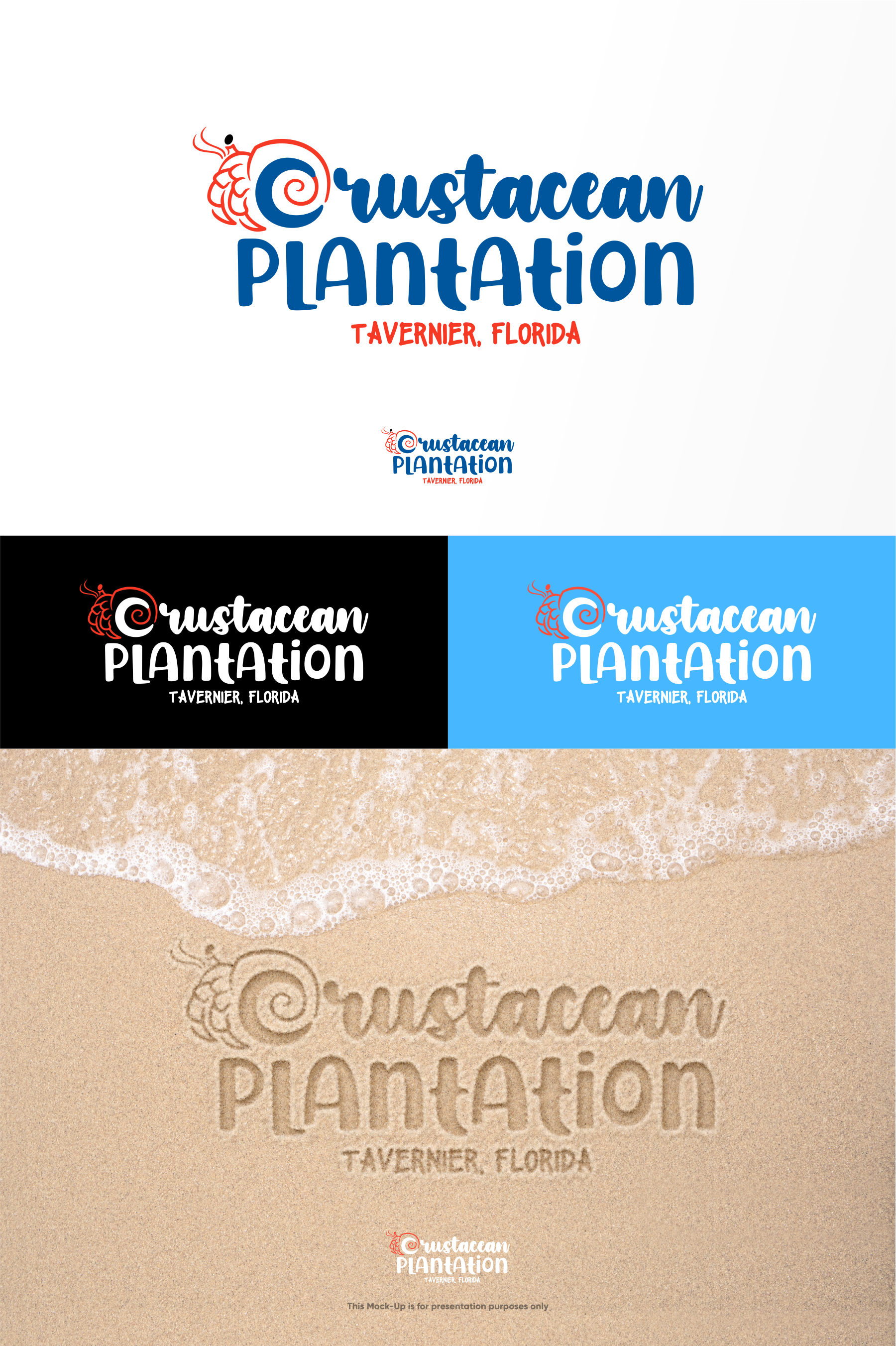 Logo Design by LUTNG. for Crustacean Plantation | Design #29552414