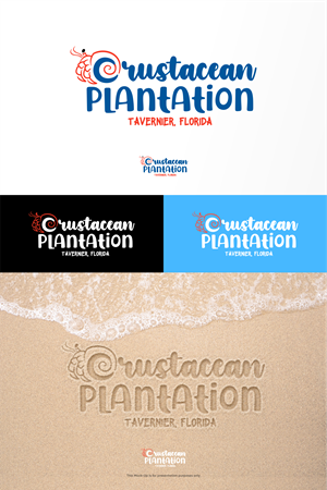 Logo Design by LUTNG. for Crustacean Plantation | Design: #29552414