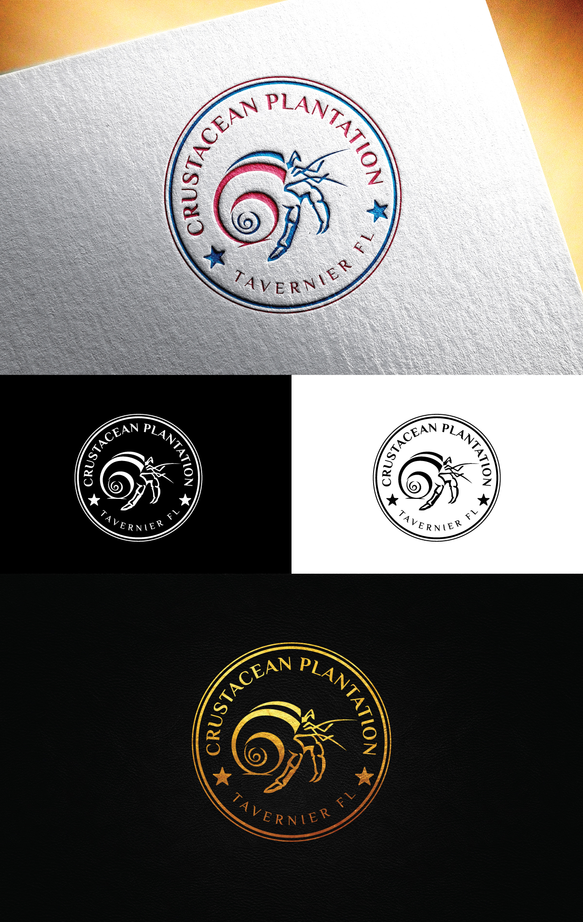 Logo Design by Logo Stock for Crustacean Plantation | Design #29531071