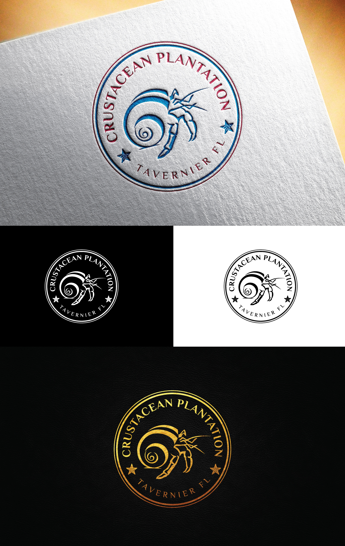 Logo Design by Logo Stock for Crustacean Plantation | Design #29533076