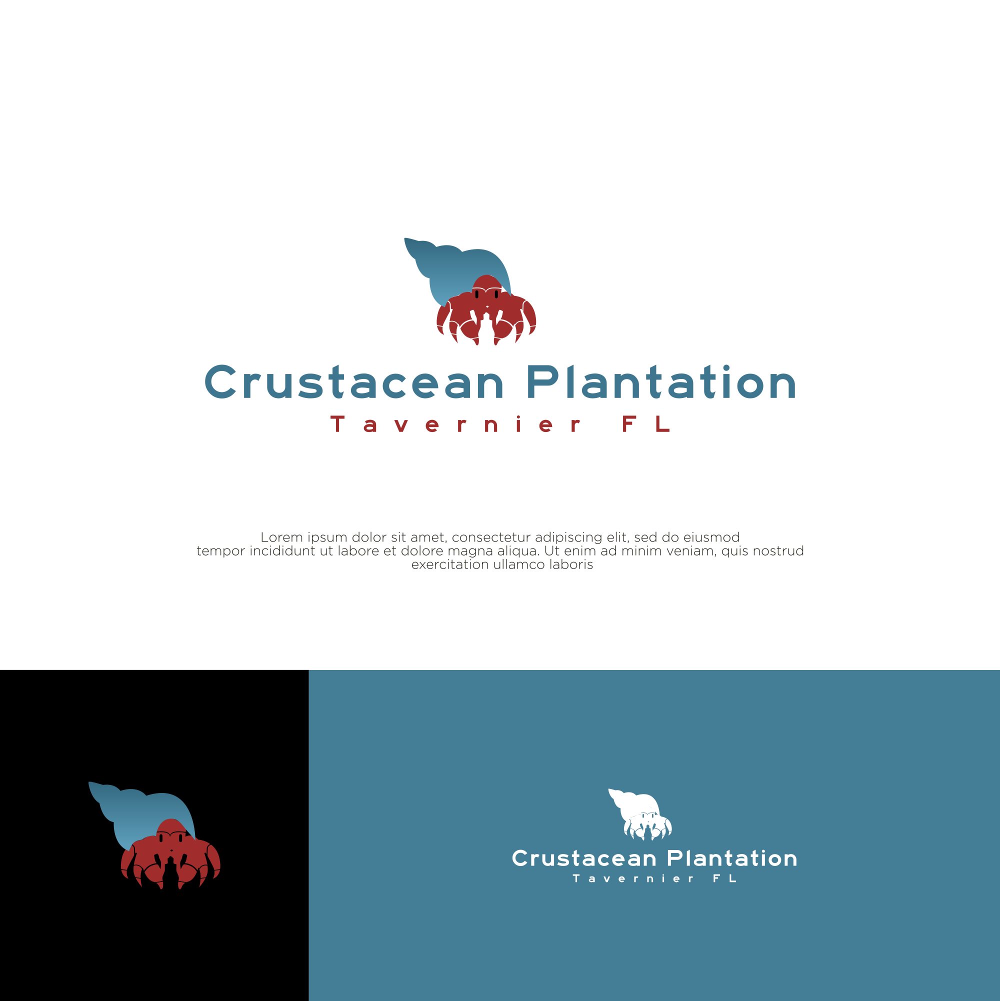 Logo Design by alitjuara for Crustacean Plantation | Design #29554458