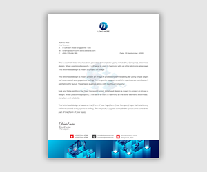 Letterhead Design by abvectart