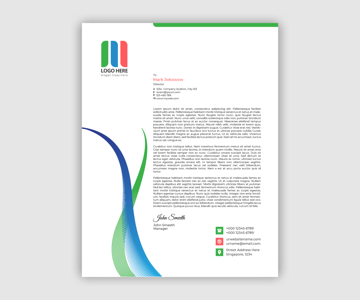 Letterhead Design by abvectart for this project | Design #29538117