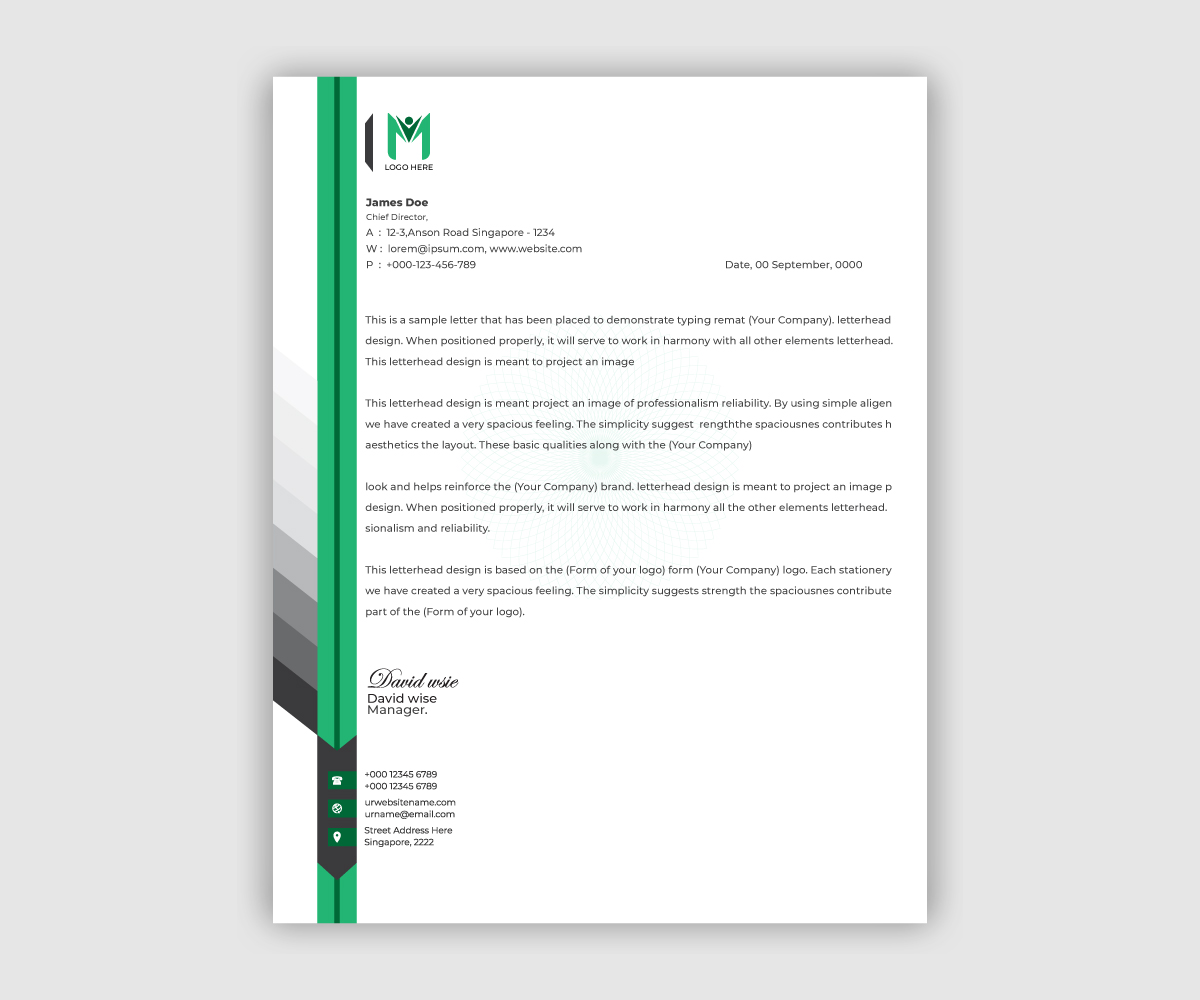 Letterhead Design by abvectart for this project | Design #29538118