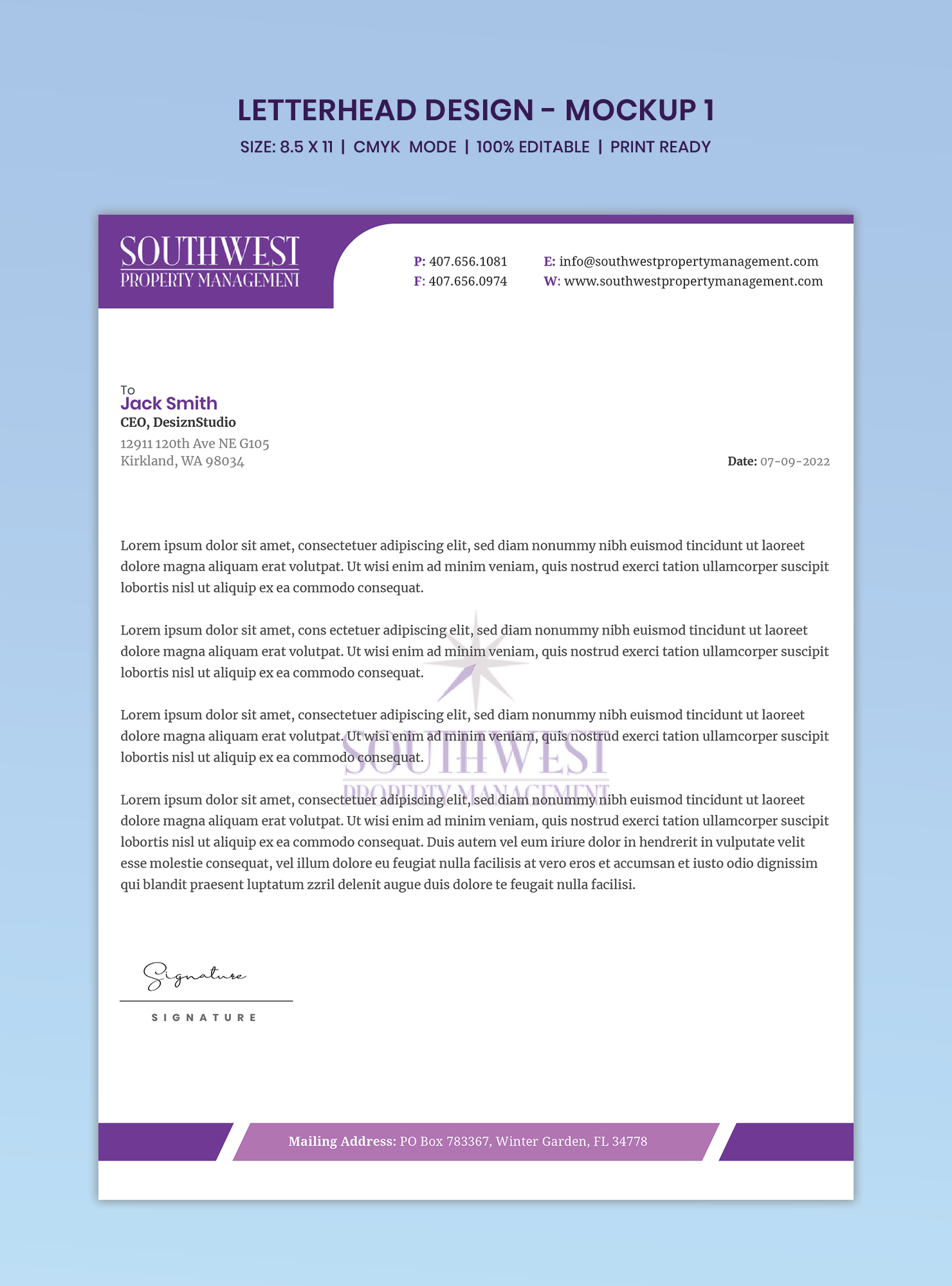 Letterhead Design by Expert Designer for this project | Design #29536156