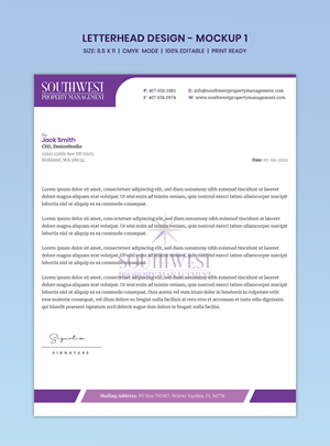 Letterhead Design by Expert Designer for this project | Design #29536156