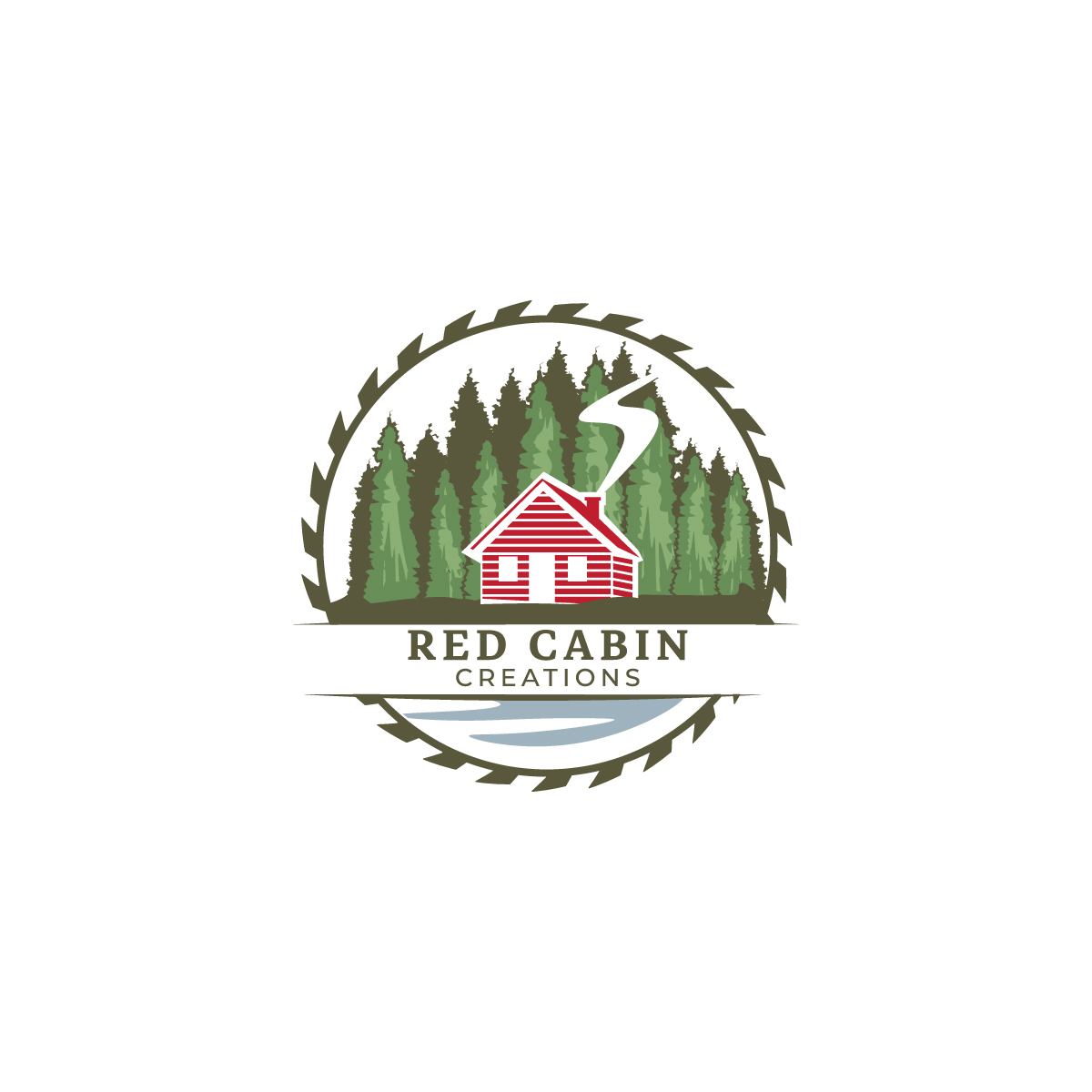 Logo Design by Jhannel55 for Red Cabin Creations | Design #29533144