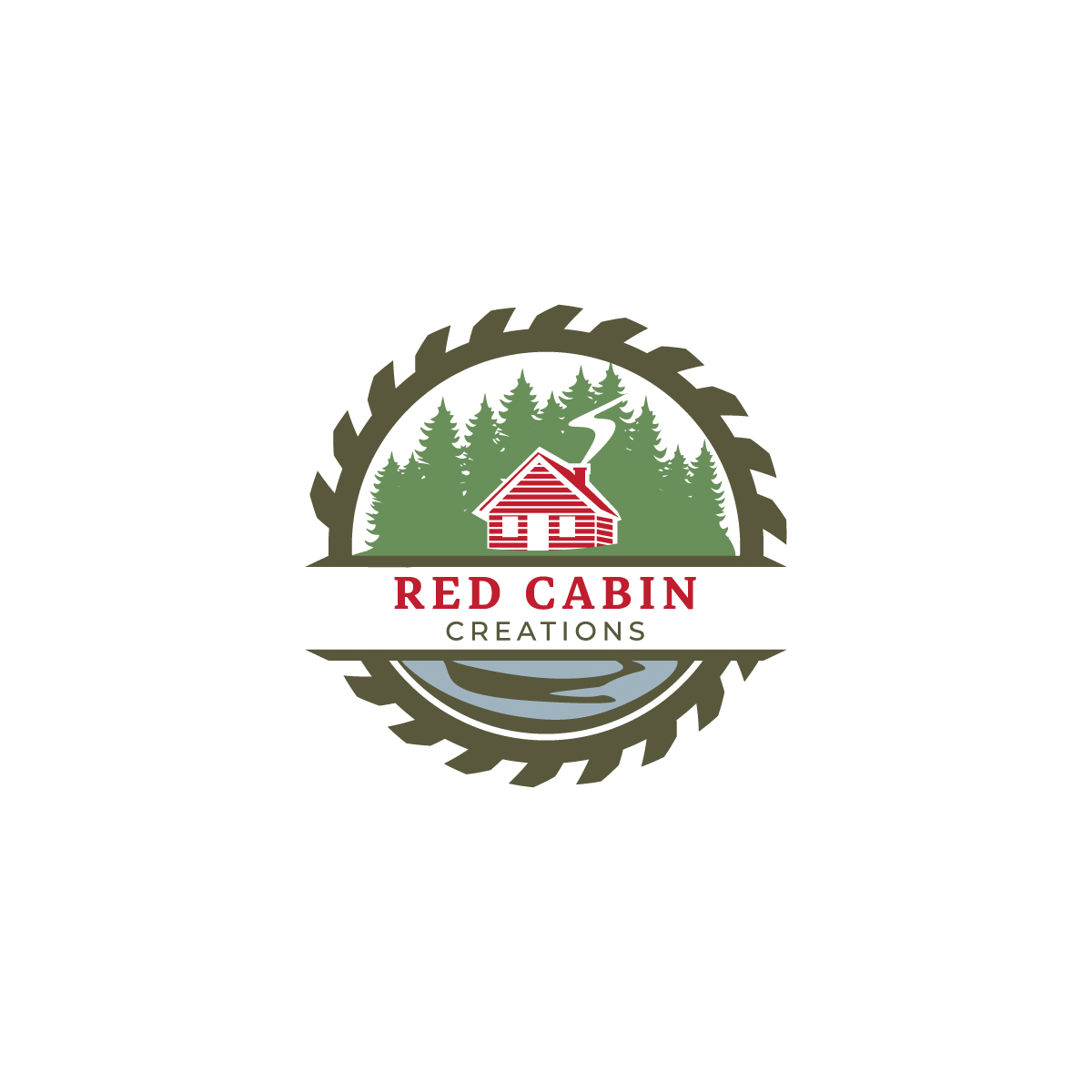Logo Design by Jhannel55 for Red Cabin Creations | Design #29556239