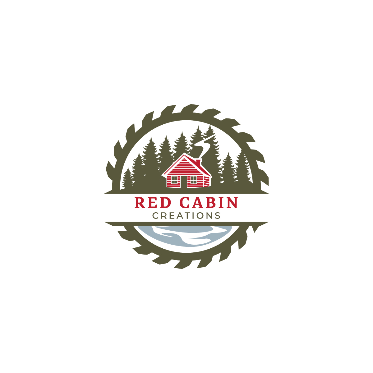 Logo Design by Jhannel55 for Red Cabin Creations | Design #29564142