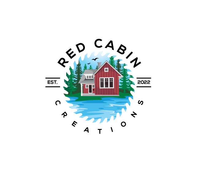 Logo Design by step forward 2 for Red Cabin Creations | Design #29568208