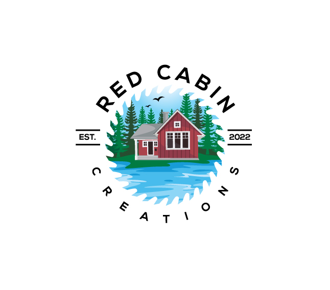 Logo Design by step forward 2 for Red Cabin Creations | Design #29570502