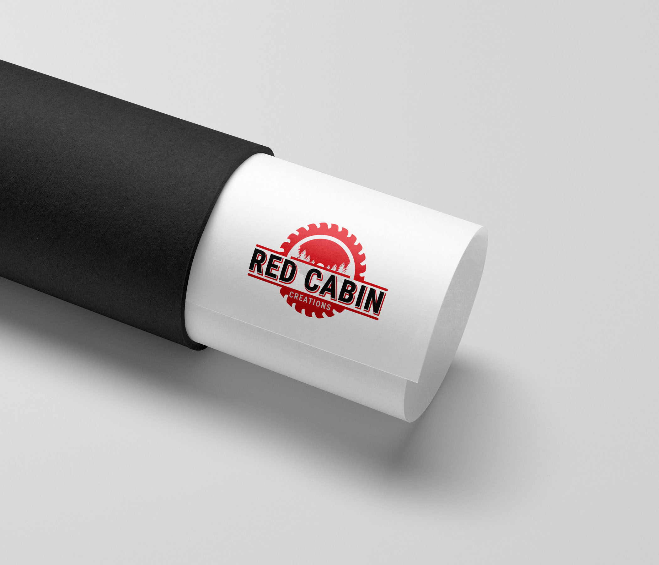Logo-Design von Rupok 3 für Red Cabin Creations | Design #29547806