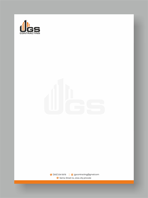 Letterhead Design by Parth P 4 for this project | Design: #29541725