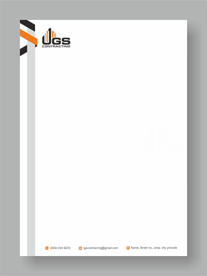 Letterhead Design by Parth P 4 for this project | Design: #29541782