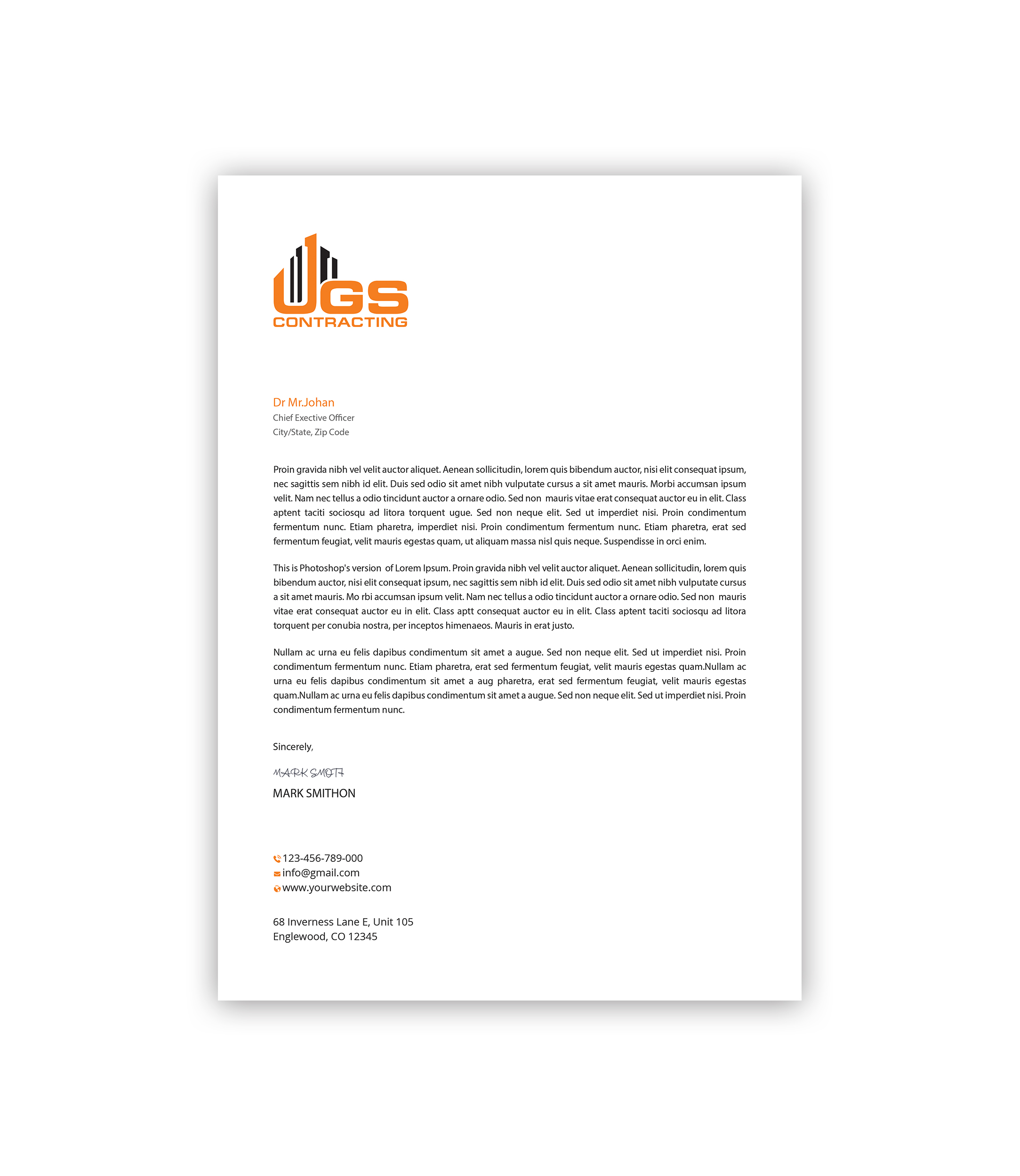 Letterhead Design by Expert Bappy for this project | Design #29532783