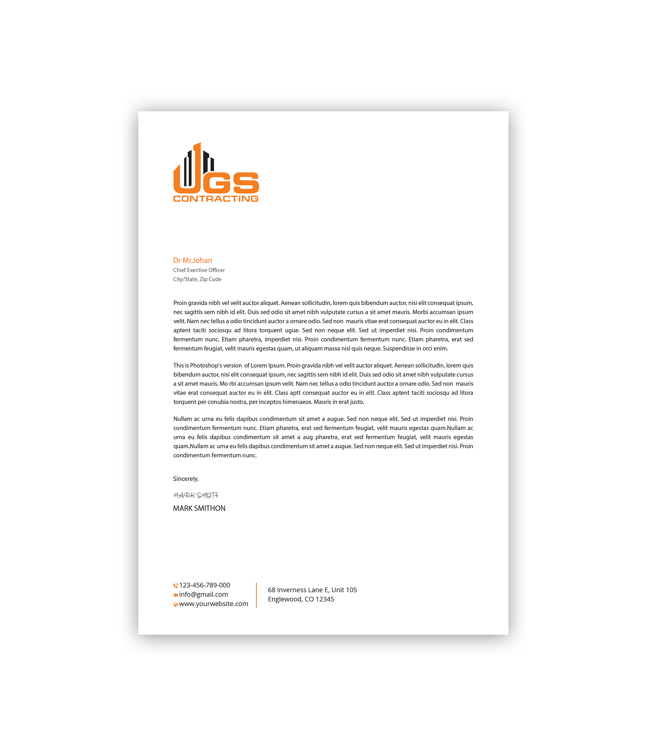 Letterhead Design by Expert Bappy for this project | Design #29532785