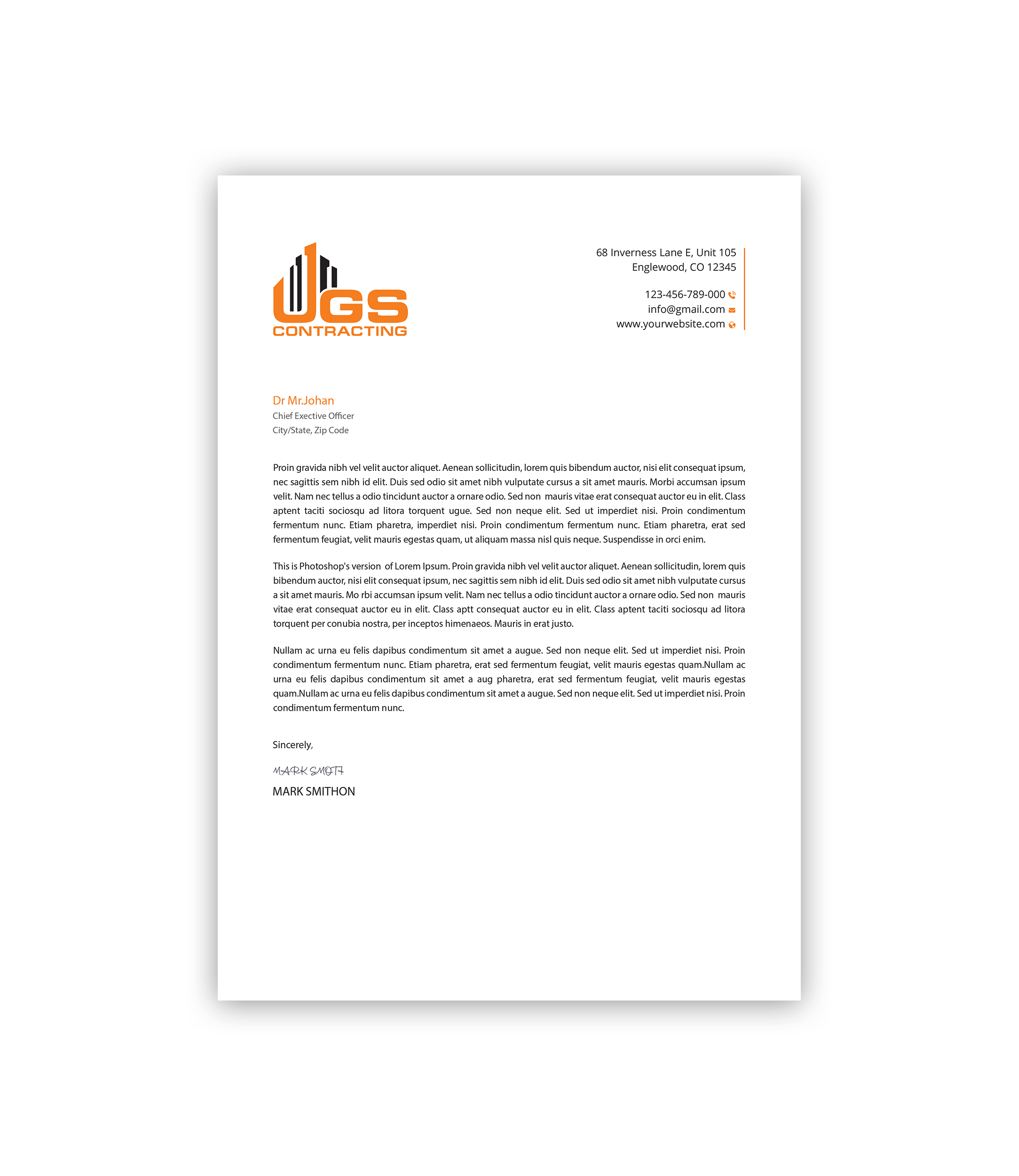 Letterhead Design by Expert Bappy for this project | Design #29532793