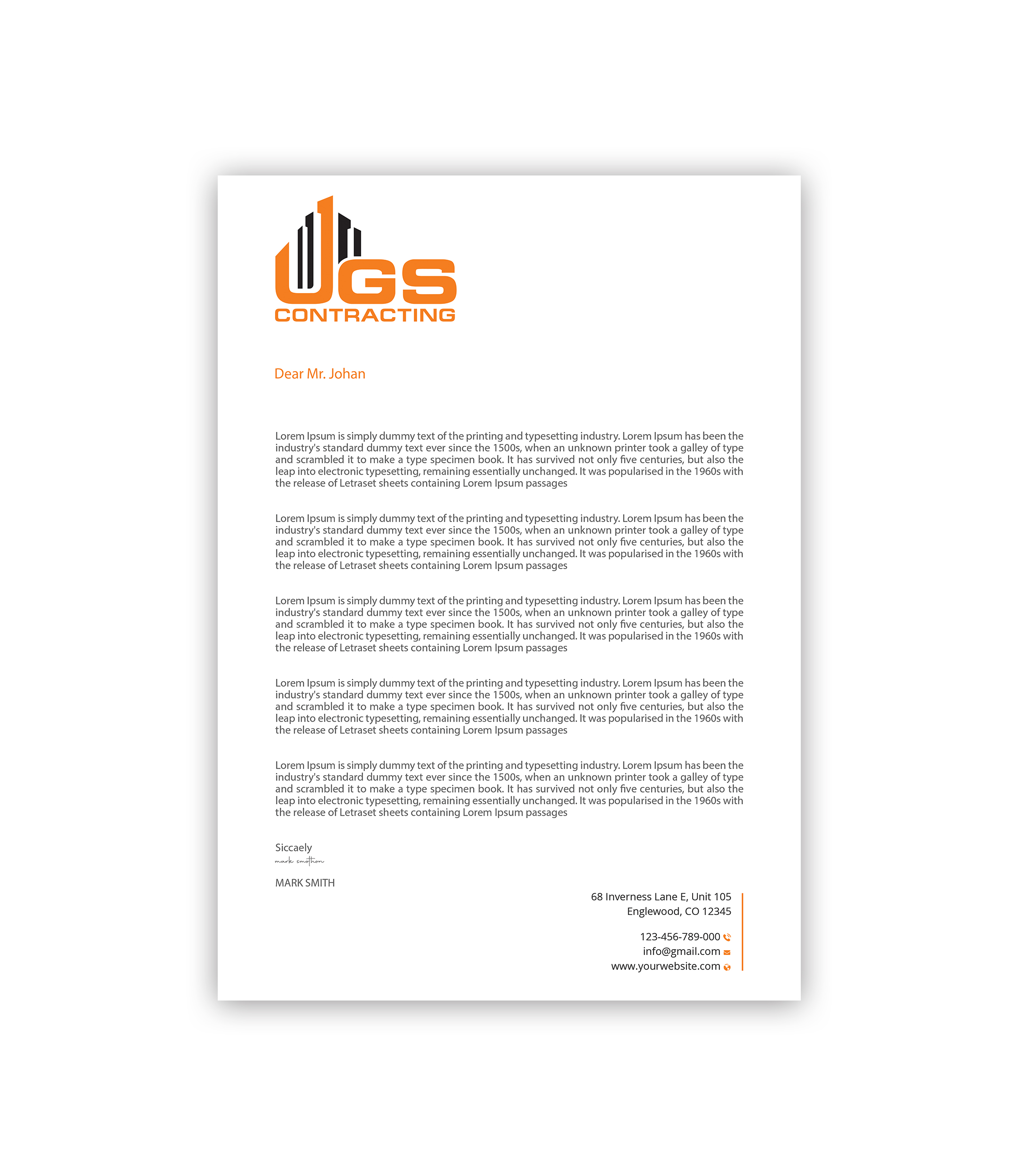 Letterhead Design by Expert Bappy for this project | Design #29532799