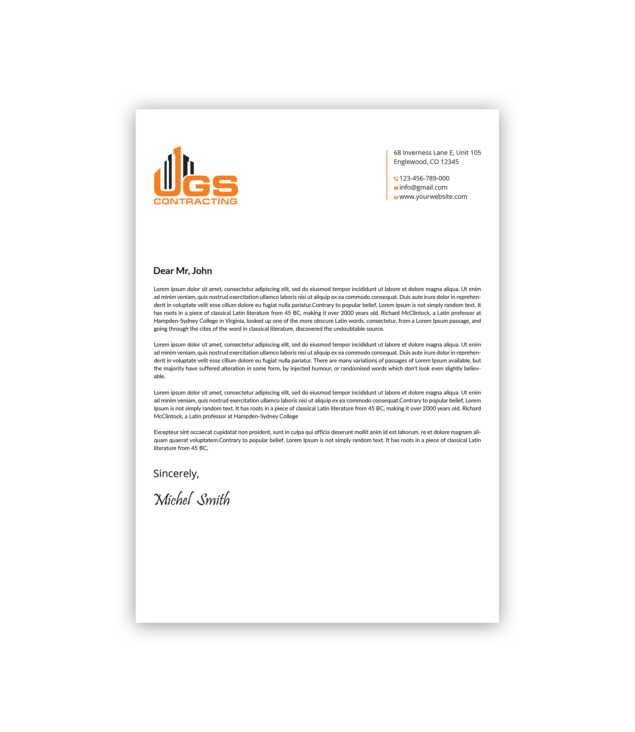 Letterhead Design by Expert Bappy for this project | Design #29541966