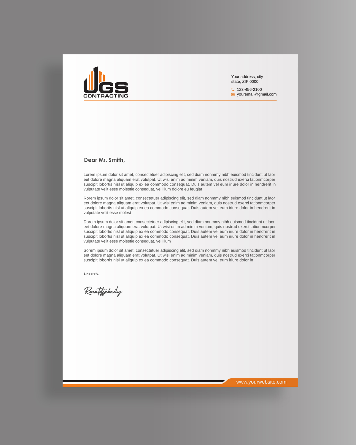 Letterhead Design by LAXMI DESIGNHUB for this project | Design #29528035