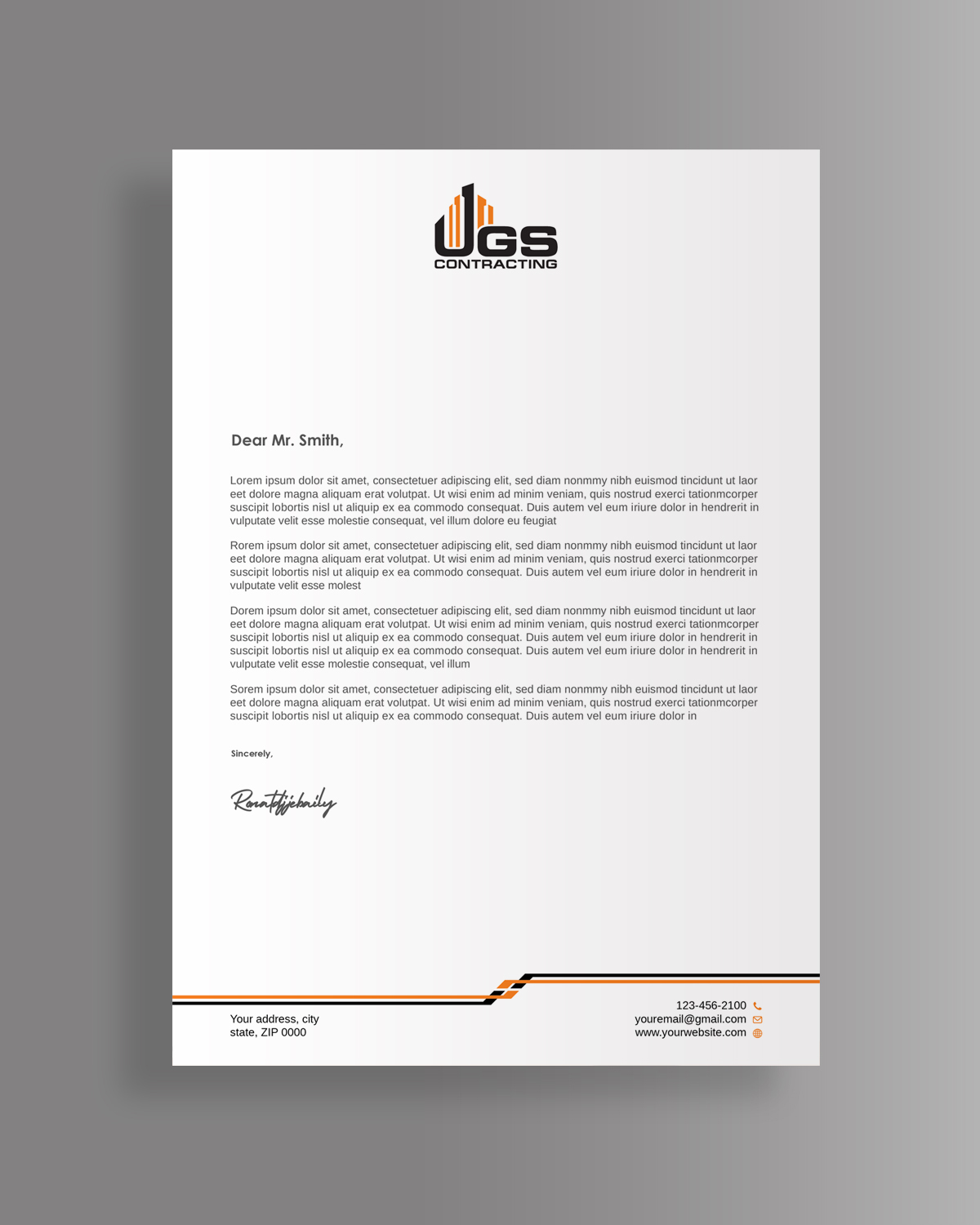 Letterhead Design by LAXMI DESIGNHUB for this project | Design #29528038